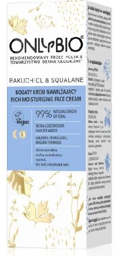 Only Bio Bogaty Krem nawilżający bakuchiol & skwalan