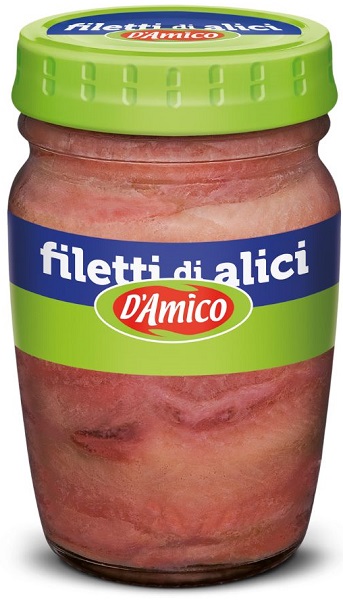 D'Amico Filety z anchois w oleju  słonecznikowym