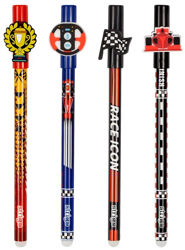 Strigo Erasable pen with cap from the Racing mix series