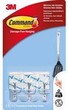 Ganchos para colgar Command 3M Metal  