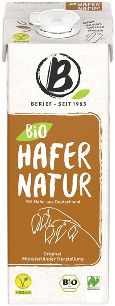 Berief Organic oat drink without added sugars