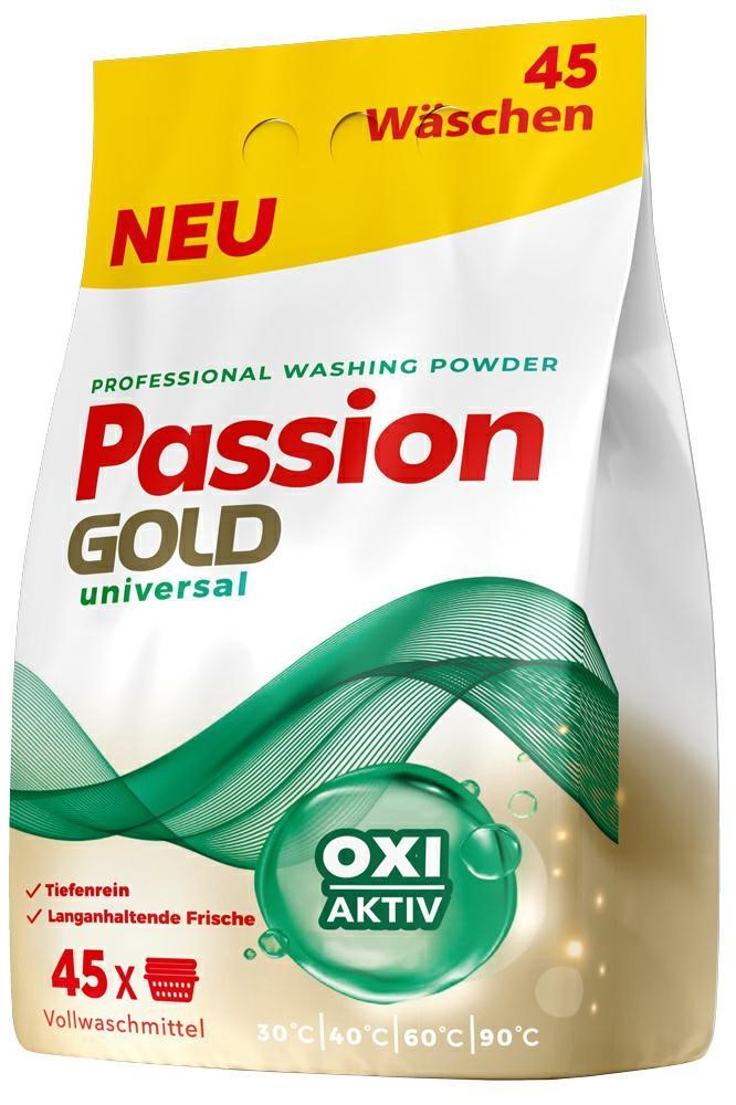 Detergente en polvo universal Passion Gold 