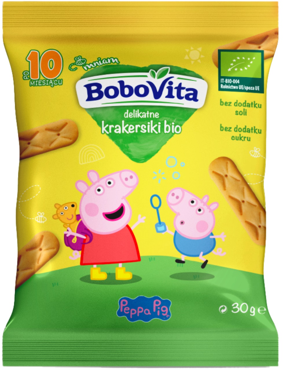 BoboVita Delikatne krakersiki BIO