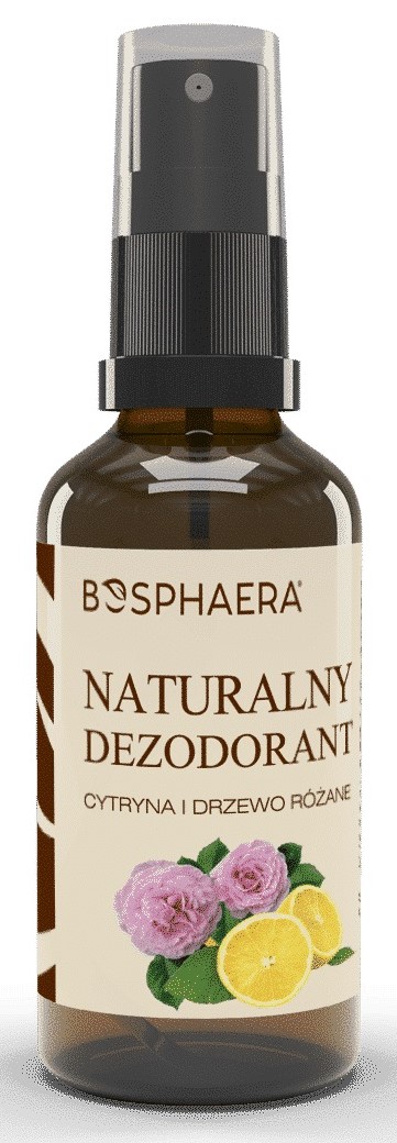 Bosphaera Desodorante natural limón y palo de rosa  