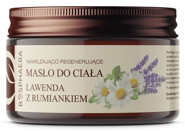 Bosphaera Moisturizing and regenerating body butter, lavender with chamomile  