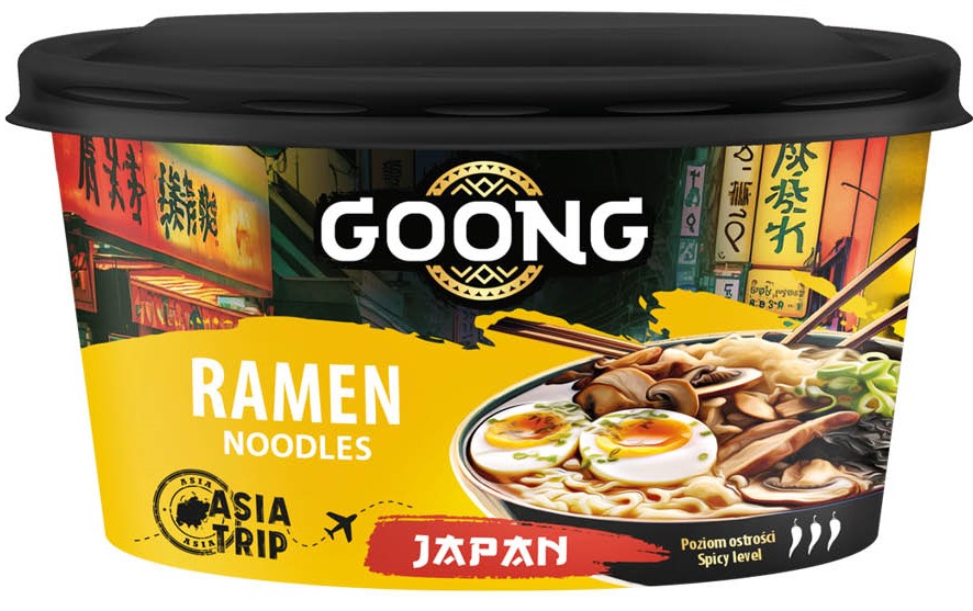 Goong Ramen Noodles danie instant  z makaronem i sosem o smaku ramen