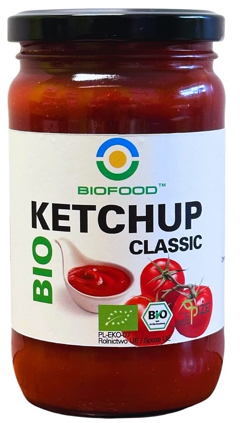 Bio Food Ketchup classic  bezglutenowy BIO