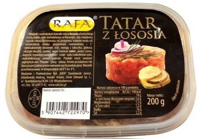 Rafa Tatar z łososia