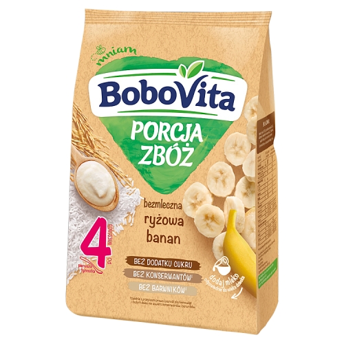 BoboVita Portion Müsli Milchfreier Reisbrei, Banane