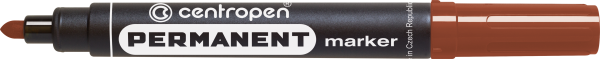 Перманентный маркер Centropen коричневый Перманентный 8566 