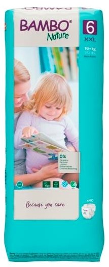 Подгузники Bambo Nature для детей 6 (16 кг+) 