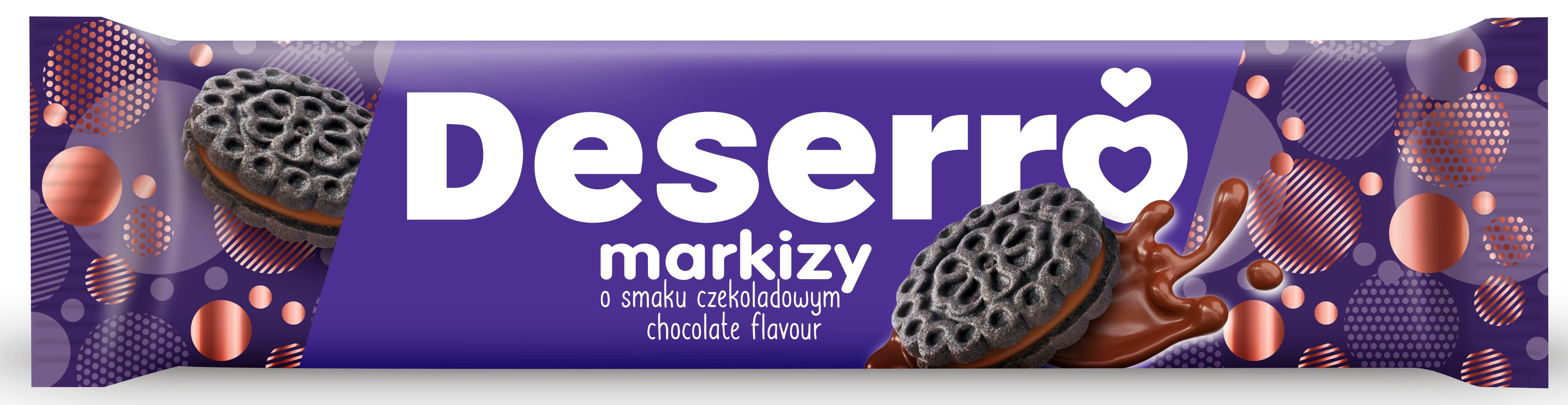 Cukry Nyskie Deserro markizy o smaku czekoladowym