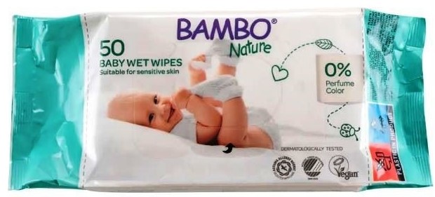 Bambo Nature Влажные салфетки   