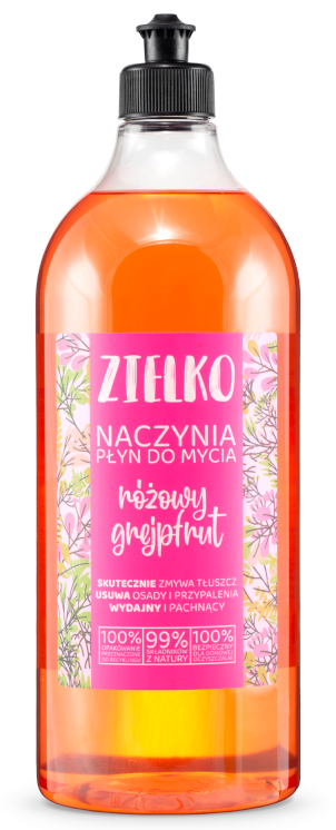Zielko Naczynia Płyn do mycia naczyń różowy grejpfrut