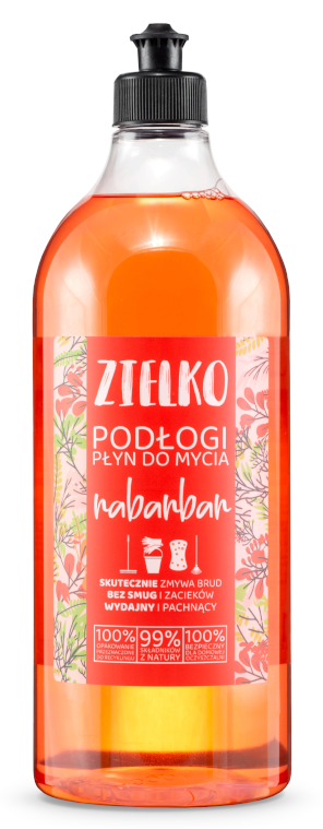 Zielko Płyn do mycia podłogi rabarbar