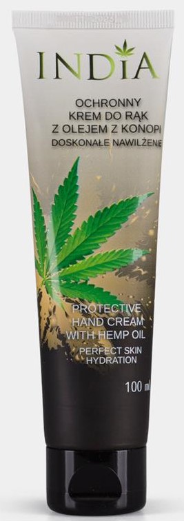 India Protective Hand Cream with hemp oil 