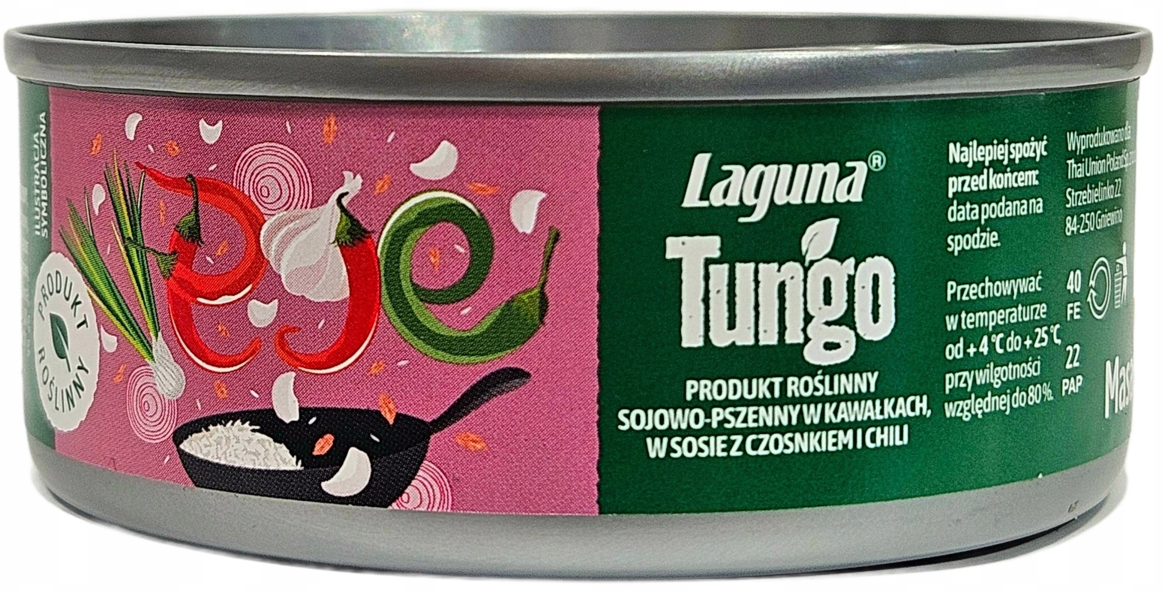 Laguna Tungo Produkt roślinny  sojowo-pszenny w kawałkach w sosie z czosnkiem i chili