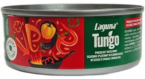 Laguna Tungo Producto vegetal de soja y trigo en salsa sabor sriracha 