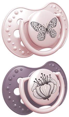 Lovi Dynamic Silikon-Schnuller 0-3 m Botanic Girl 