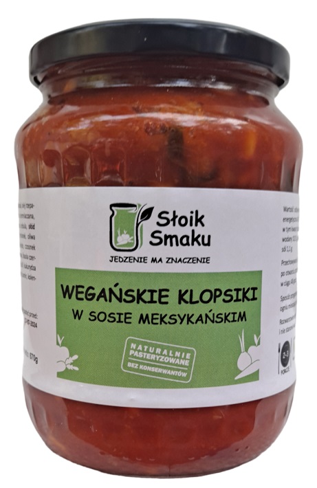 Jar of Taste Vegane Fleischbällchen in mexikanischer Sauce  