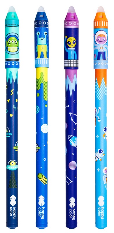 Happy Color Długopis wymazywalny Space 2 , niebieski, 0.5 mm mix