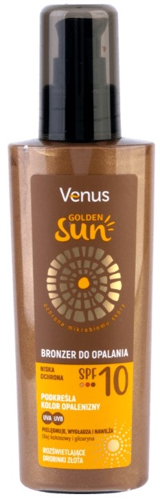 Venus Golden Sun Bronzer do  opalania SPF10