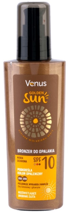 Venus Golden Sun Bronzer for sunbathing SPF10 