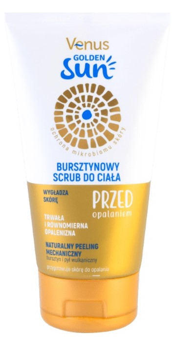 Venus Golden Sun Bursztynowy  scrub do ciała przed opalaniem