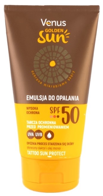 Солнцезащитный лосьон Venus Golden Sun SPF50 