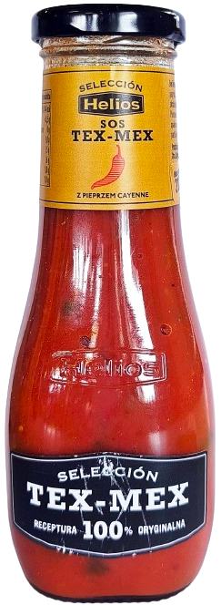 Salsa Helios Selection Tex-Mex con pimienta de cayena 