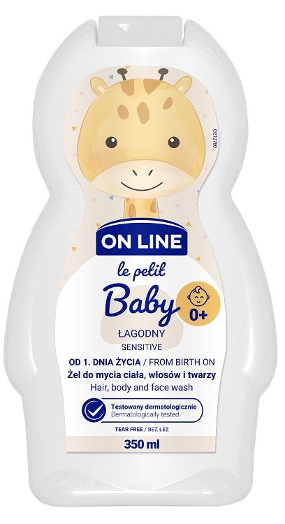 On Line Le Petit Mild Gel zum Waschen von Körper, Haaren und Gesicht 