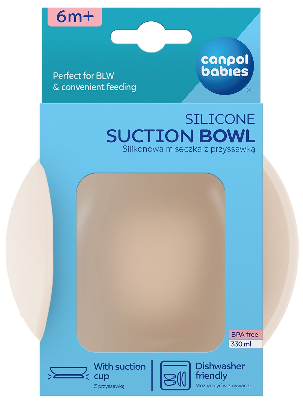 Canpol Babies Silicone cup with suction cup 330 ml 