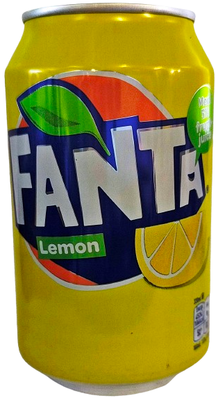 Fanta Lemon Carbonated drink with lemon flavor 