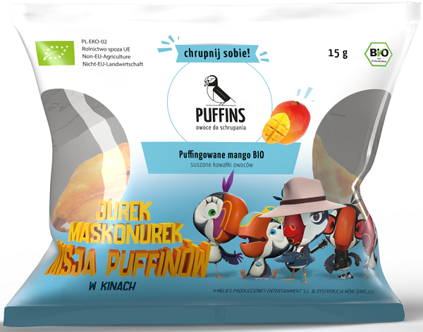 Puffins Mango puffingowane BIO