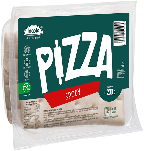 Incola Gluten-free pizza bases 3 pcs 
