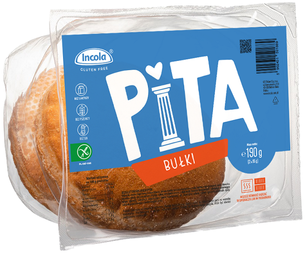 Incola Gluten-free pita rolls 2x95g 