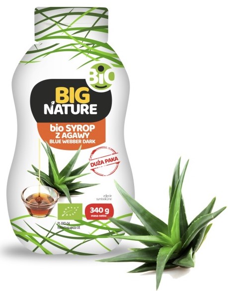 Big Nature Bio Blue Webber dark agave syrup 