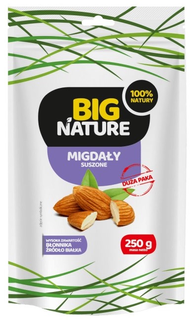 Big Nature Сушеный миндаль  