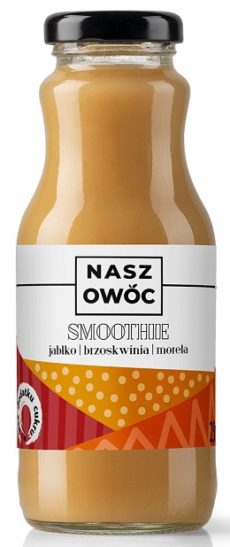 Unser Fruchtsmoothie Apfel, Pfirsich, Aprikose 