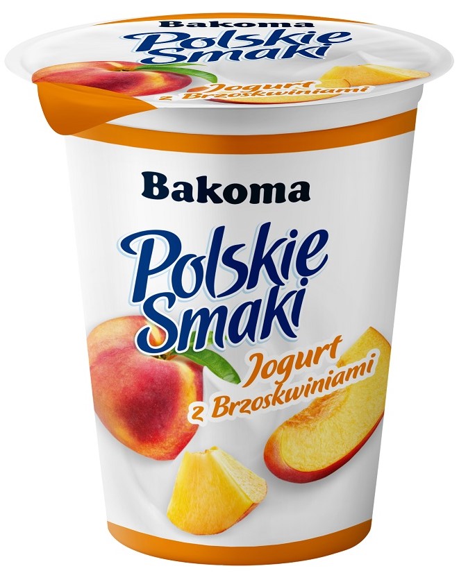 Bakoma Polskie Smaki Jogurt z brzoskwiniami