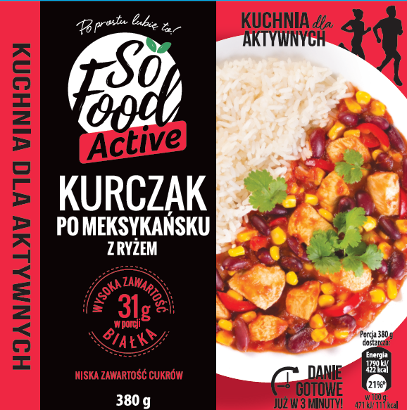 So Food Kurczak po meksykańsku z ryżem