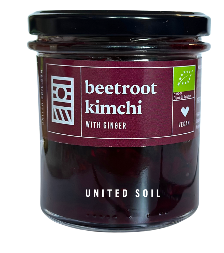 United Soil Kimchi de remolacha con jengibre BIO 