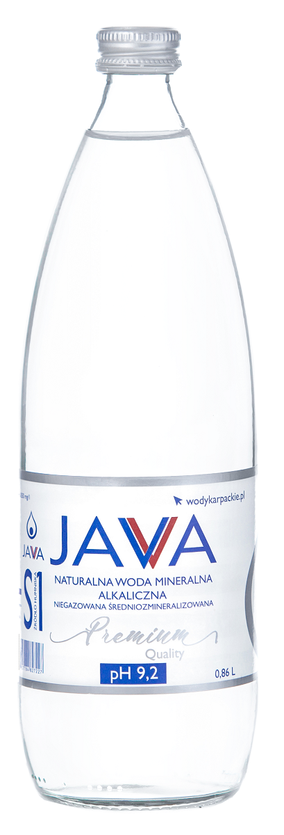 Java Agua mineral alcalina natural sin gas 