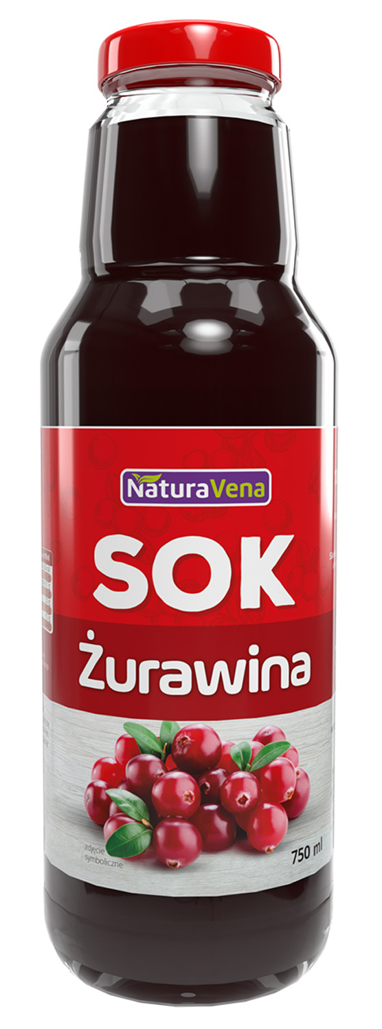 Naturavena Sok z żurawiny 100%