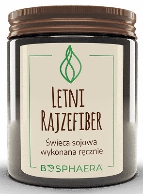 Bosphaera Soy scented candle Letni Rajzefiber 