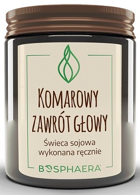 Bosphaera Sojowa świeca zapachowa Komarowy zawrót głowy