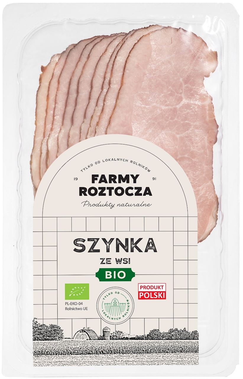 Jamón BIO de Roztocza Farms del pueblo  