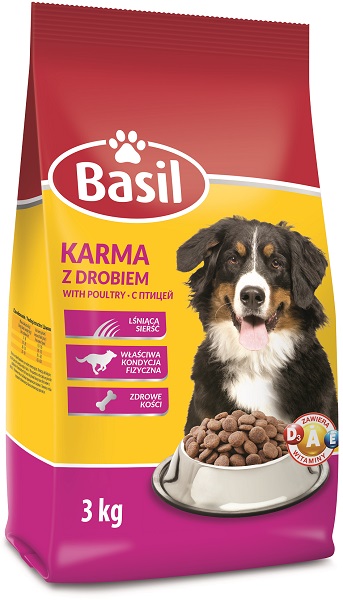 Basil Dry food with poultry   