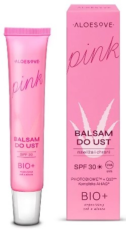 Aloesowe Pink Balsam do ust SPF30