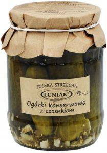 Luniak Pickled cucumbers with garlic  